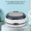 Degassing Function Ultrasonic Jewelry Cleaner Stainless Steel Tank Digital Timer Touch Controls Cleaning Solution Concentrate Multi-Purpose For Small 7