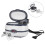 Degassing Function Ultrasonic Jewelry Cleaner Stainless Steel Tank Digital Timer Touch Controls Cleaning Solution Concentrate Multi-Purpose For Small 4