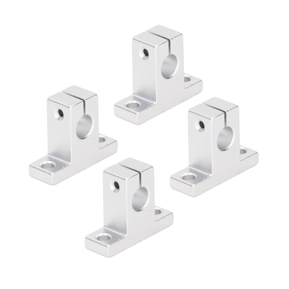Linear Guide Support Brackets Aluminium 10Mm Diameter Shaft Sk10 4 Pack 4251388988305