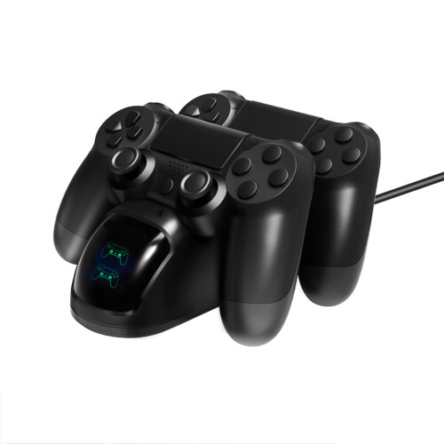 LED Charging Indicator PS4Controller Charger Dock Station Intelligent Protection Fast Charging Port Reliable Controller Stand 2
