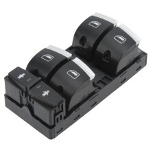Interruptor de elevalunas eléctrico de alta sensibilidad para Audi A4A6S6Q7, lado del conductor delantero izquierdo, fácil instalación, ajuste y