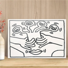 Modern Restroom Decor Holding Nose Humor Canvas Wall Art Funny Toilet Humour Print Bad Smell Canvas Wall Art Desktop Decoration Special Gift High
