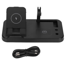 Wireless Charging Pad For Multiple Devices Foldable Travel Charger With Horizontal Vertical Charging Slip Resistant Surface Safe Charging Technology