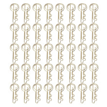 Metal Key Shaped Paper Clips Durable And Glossy Cute Decorative Office Document Clips Anti Slip Reusable For Home Classroom And Work Use