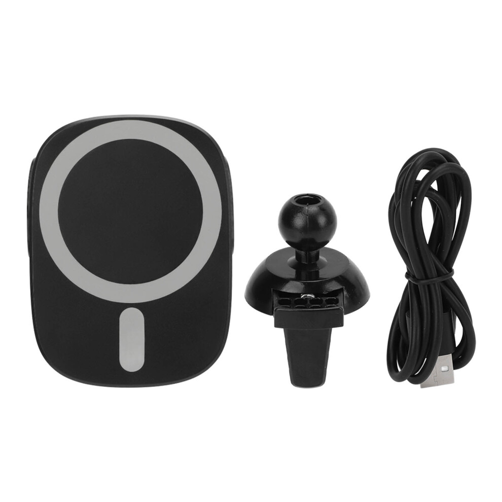 Wireless Car Charger With360 Rotation Fast Charging And Secure Magnetic Lock Suitable For Iphone16 15 14 13 12Series Featuring Non Slip Design 9357860188142