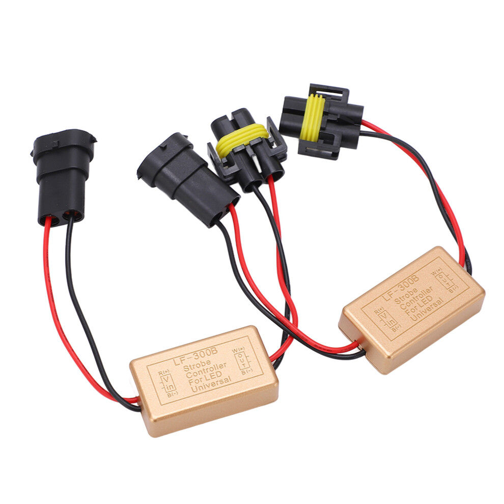 2Pcs 50W Flash Strobe Controller For Led Fog & Headlights Lf 300B H11 4271390418621