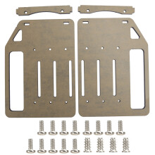 Hard Drive Bracket Transparent Acrylic3.5Inch HDD Cage With Fan Fixing Strip And Mechanical Disk Mounting Parts For Custom Desktop Setups