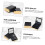 Empty Eyeshadow Palette with Mirror, 4 Grid Travel Makeup Compact Case for Eyeshadow Blush 2