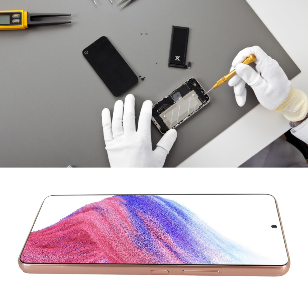 6.5In Lcd Touch Screen For Galaxy A53 5G A536u Sm Models Gold 7901388753171