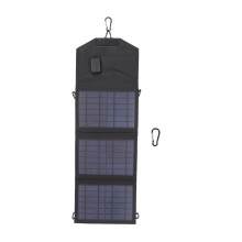 Draagbare, opvouwbare 10,5W zonneoplader voor kamperen