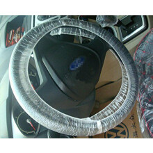 100pcs Universal Plastic Steering Wheel Cover, 10cm, Fits Under 40cm Diameter
