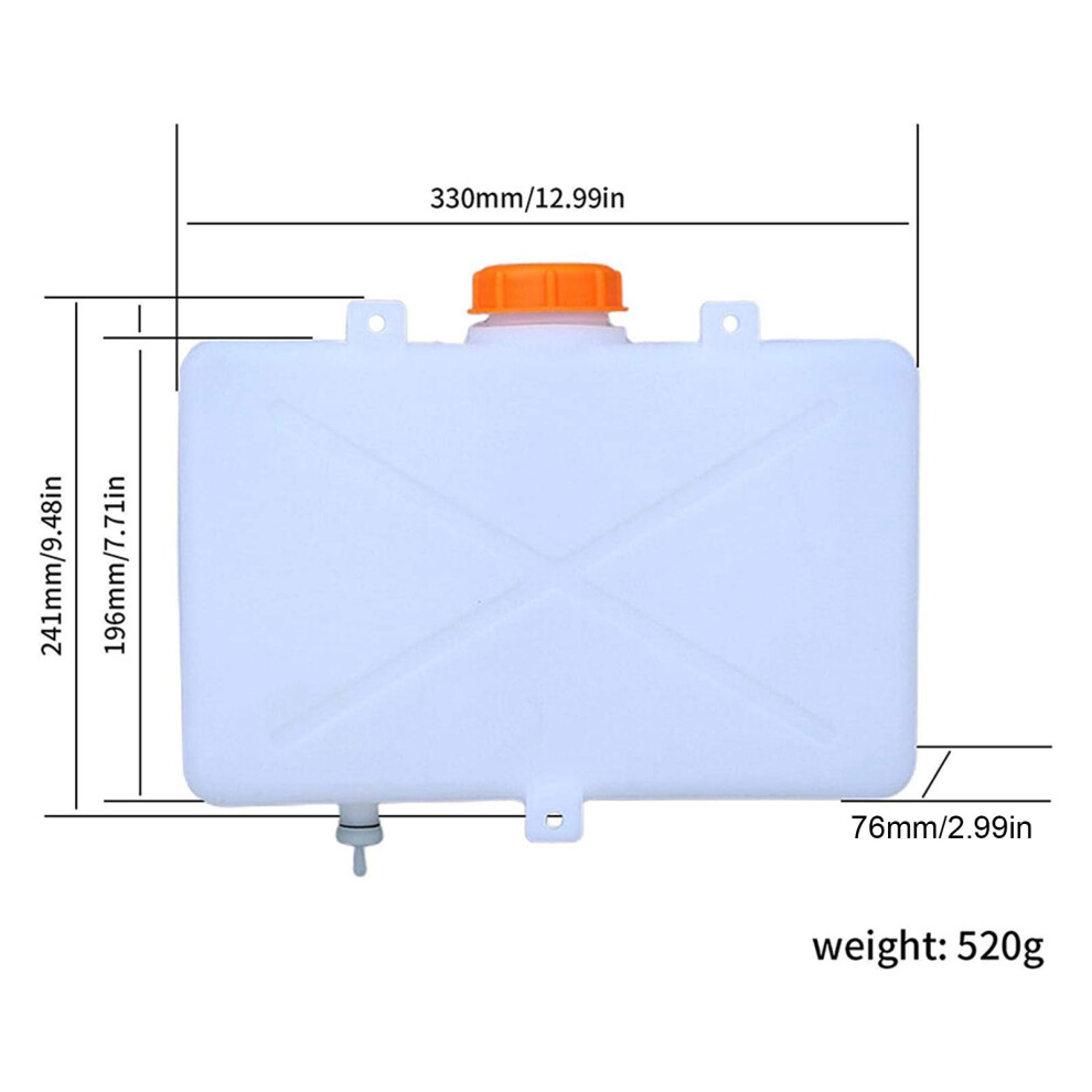 7L Plastic Fuel Tank For Car/Truck Parking Heater With Copper Filters 8711373930611