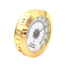 Goldenes Rundhygrometer 5cm