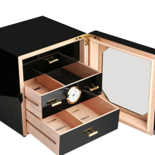 Analoges Hygrometer goldfarben