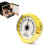 Rundes Hygrometer Gold Metall 2