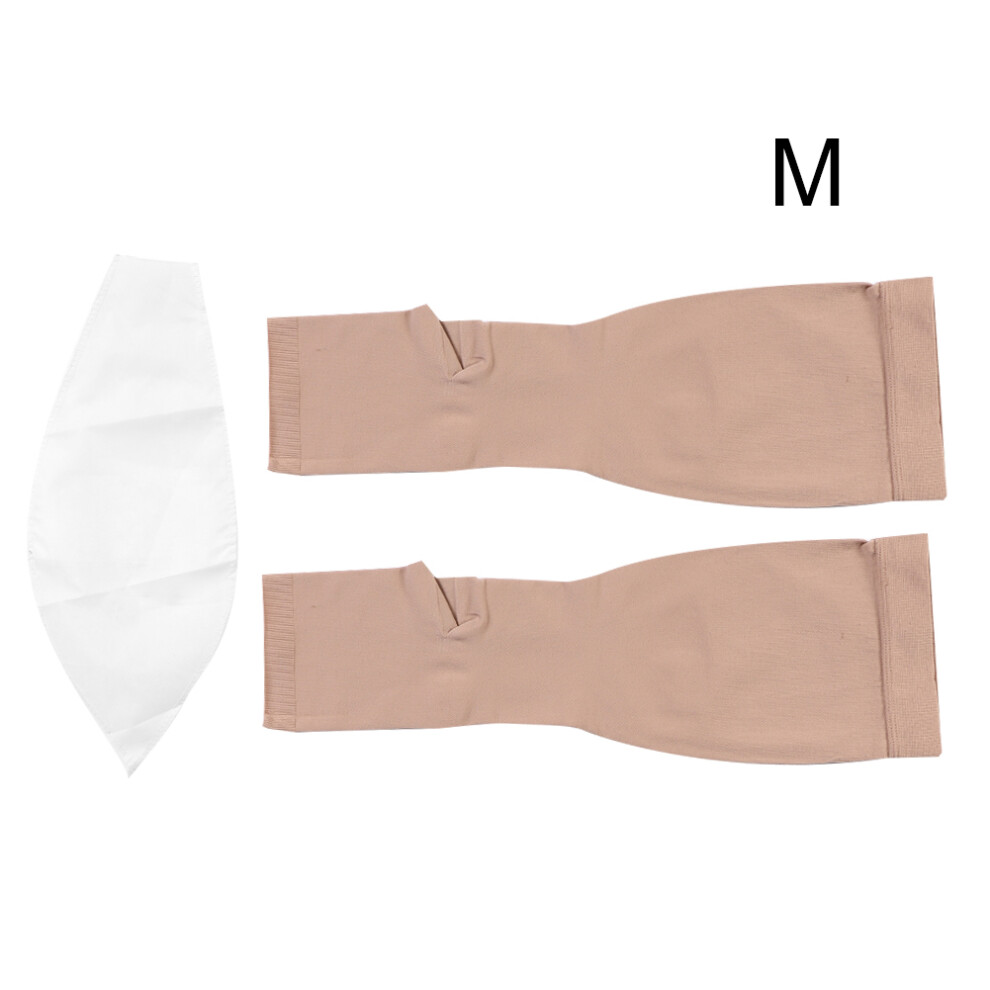 Therapeutic Compression Sleeve For Arm Swelling Edema And Lymphedema Seamless Construction With Clima-Comfort Fabric For Premium Comfort And