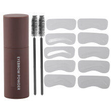 Adjustable Brow Shape Eyebrow Stamp Stencil Kit Flawless Brows Natural Looking Finish Waterproof Long Lasting Smudge Proof Easy To Use Cruelty Free