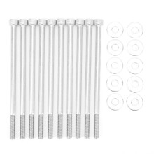 Durable Stainless Steel Intake Manifold Bolt Kit High Strength Easy Installation Impact Resistant Corrosion Protection Fine Workmanship Wear Proof