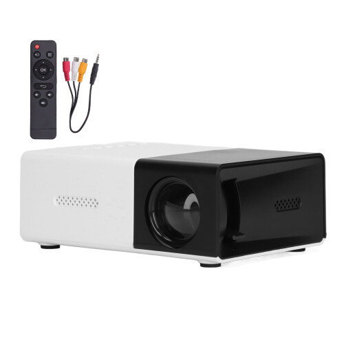 Mini Video Projector With WiFi1080P HD Displaying LED Light Source And Multiple Input Interface For Versatile Viewing Experiences At Home Or On The 1