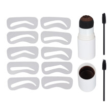 Adjustable Eyebrow Shape Eyebrow Stamp Stencil Kit Natural Ingredients, Long Lasting Waterproof Smudge Proof Reusable Eyebrow Stencils Easy To Use