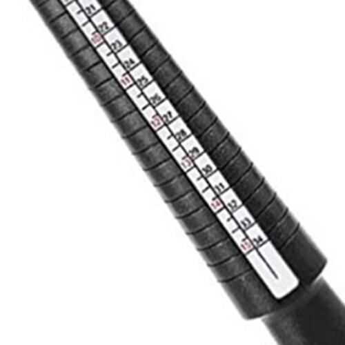 4Pcs Black Plastic Ring Sizer Tool Set High Accuracy Jewelry Gauge 2