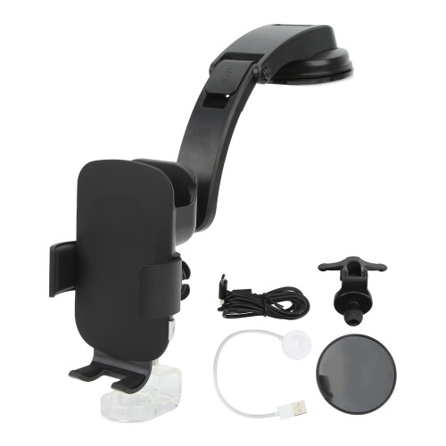 High Performance Wireless Car Charger With Strong Suction Base And Automatic Clamping Technology Universal Compatibility