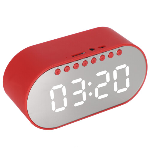 Ψηφιακό ξυπνητήρι με Bluetooth Hands Free κλήσεις, ραδιόφωνο FM και ασύρματη βάση φόρτισης, 1