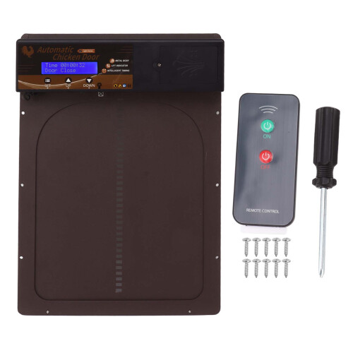 3-in-1 Timer & Light Sense Chicken Coop Door
