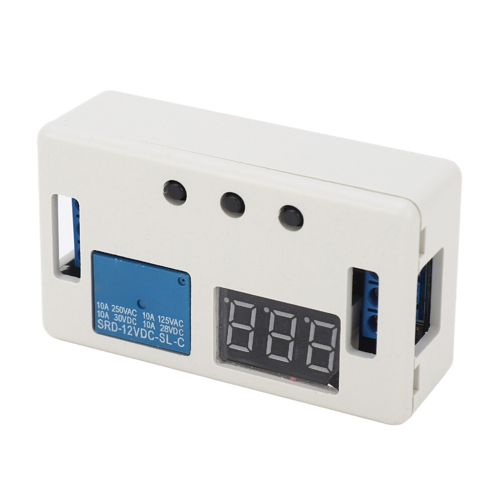Dc 12V Digital Time Delay Relay Module, 10A, Adjustable Cycle Timer 7641388753817