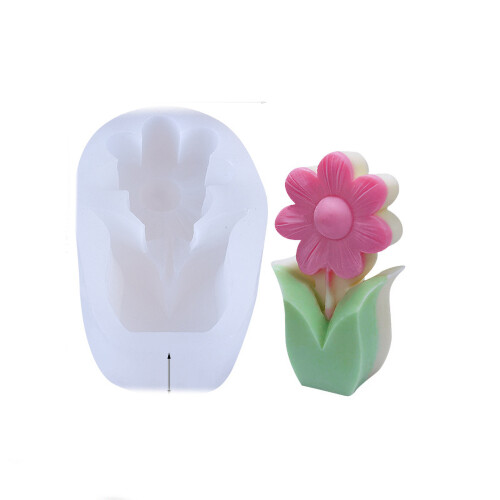 3D silikonblomstform for gjør-det-selv-håndverk