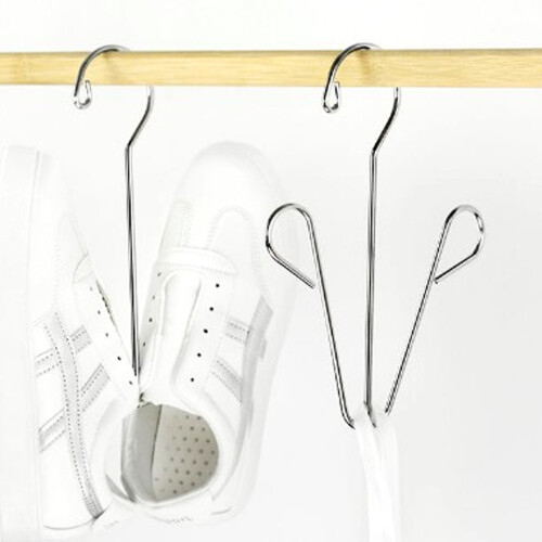Shoe Hanging Rack Double Hook Stainless