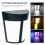 6LED Solar Sensor Wall Light 1