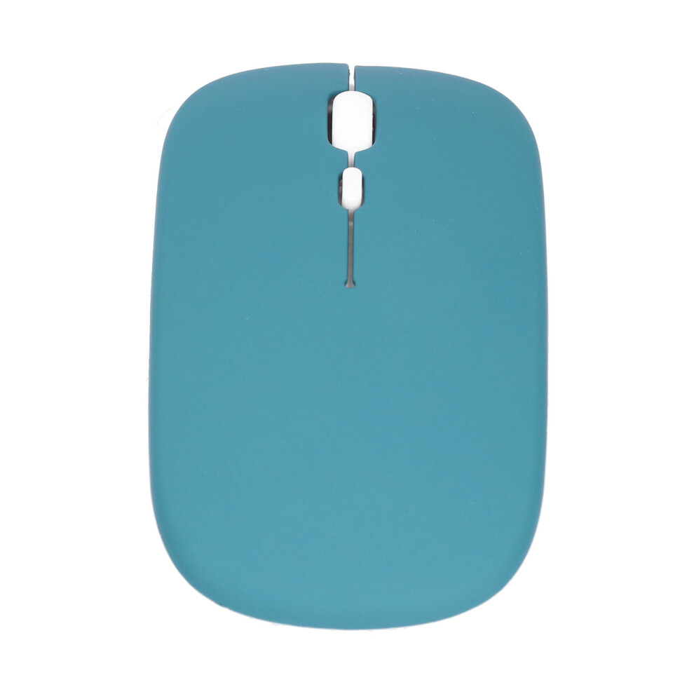 Rechargeable Wireless Mouse Dual Mode 2.4G Bluetooth 400Mah Cyan/Black 8731391521219