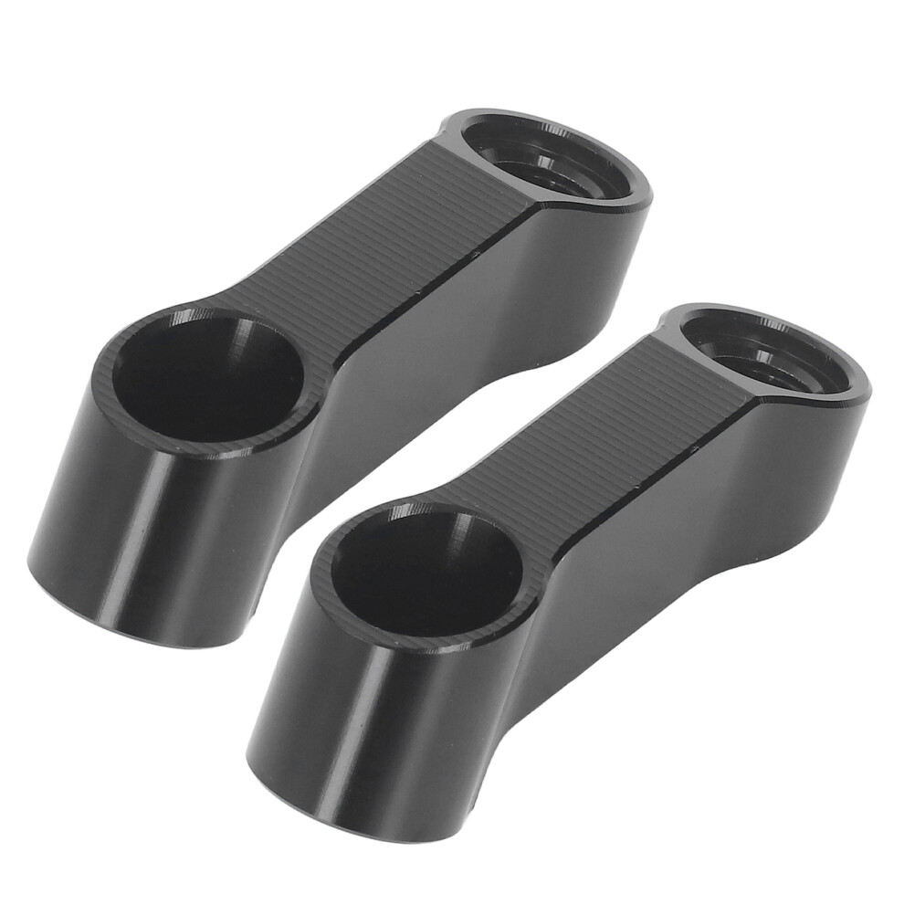 F900xr F900r S1000xr S1000r Aluminium 10Mm Mirror Risers Spacers Extension Kit Black 9481383651002
