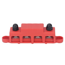 Bornes à vis pour connexions sécurisées, bloc de distribution d'alimentation, bornier de batterie, plaque de contact en laiton nickelé résistant