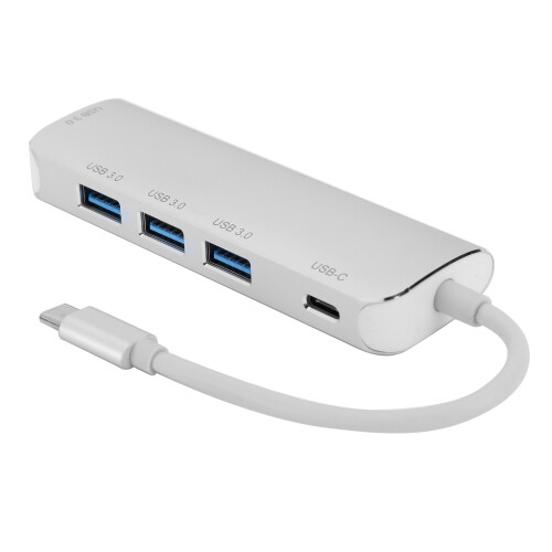 USB3.0Port Expander USB C Hub Αλουμινίου Μίνι Φορητή Μεταφορά Δεδομένων Επιταχύνει την 2