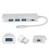 USB3.0Port Expander USB C Hub Αλουμινίου Μίνι Φορητή Μεταφορά Δεδομένων Επιταχύνει την 8