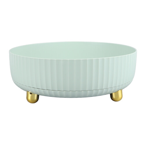 Light Green Rotable Storage Tray 11.02x3.94x3.15in 2