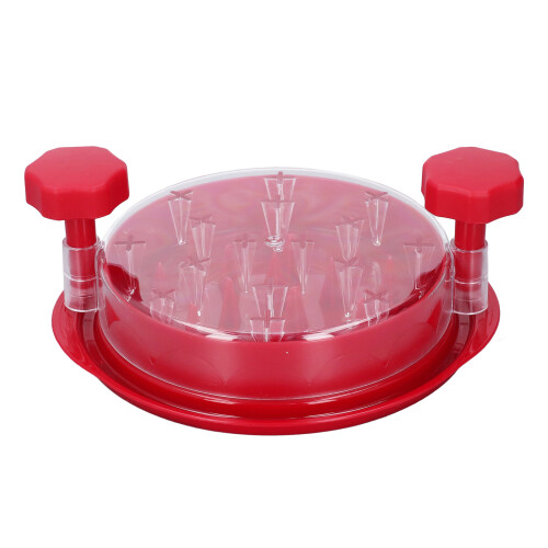 Chicken Shredder 15cm Dia, Transparent, Non-Slip 2