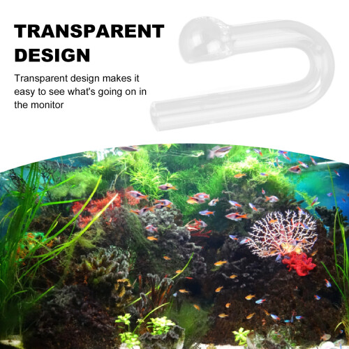 CO2 Drop Checker Glass, Transparent for Aquarium 2