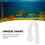 CO2 Drop Checker Glass, Transparent for Aquarium 6
