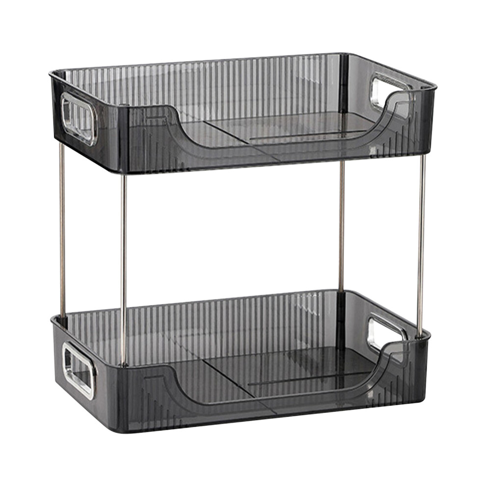 2-Tier Desktop Organizer, Ample Space, Grey 8491393715589