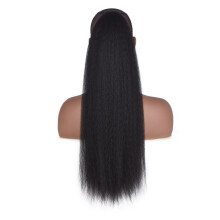 22 Inch Fluffy Synthetic Ponytail Hair Extension for Black Women, Natural Seamless Blend, Instant Elegant Updo