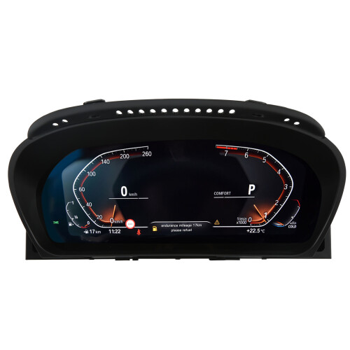 Vehicle Control Support Digital Speedometer For BMW LCD Dashboard Linux System Fast Start Up HUD Display Thematic Interface Customizable Color Easy 2