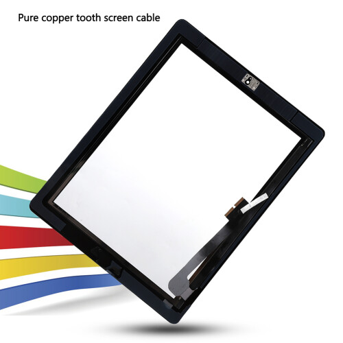 Touch Screen Digitizer Glass Assembly For iPad4Replacement Kit Front Panel With Home Button Camera Bracket Preinstalled Adhesive Compression 1