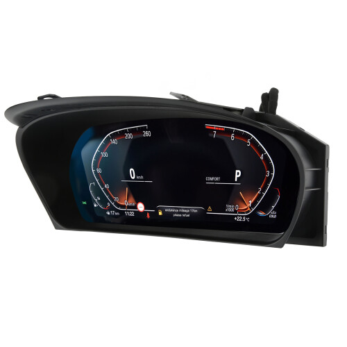 Vehicle Control Support Digital Speedometer For BMW LCD Dashboard Linux System Fast Start Up HUD Display Thematic Interface Customizable Color Easy 1