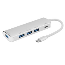 USB3.0Port Expander USB C Hub Aluminum Housing Mini Portable Data Transfer Speeds High Speed Expansion For Modern Tech Devices