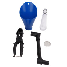 Universal Application Oil Funnel High Transparency Nonslip Premium Quality ABS Plastic Easy Use Oil Filler Kit with Extension Tube Design