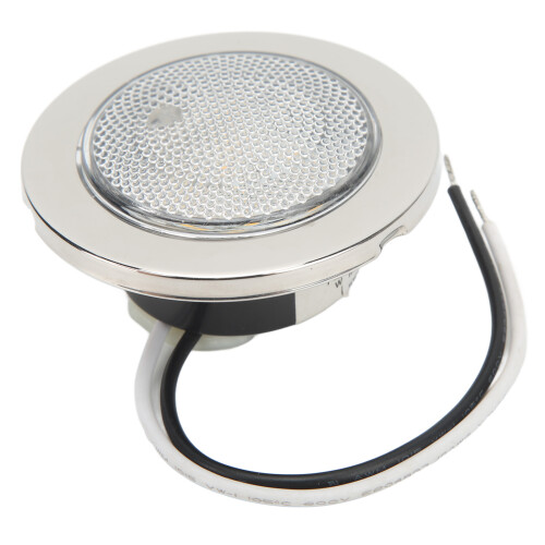 Marine RV Use LED Interior Light Warm White Glow Surface Mount Waterproof Dome Light Push Switch Versatile Application Long Life50000Hours 2