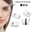 Κιτ βαφής φρυδιών Fuller Thicker Lashes, γυαλιστερό μαύρο χρώμα βλεφαρίδων, αδιάβροχο, 2